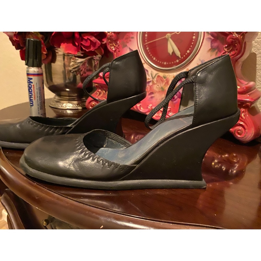 🔥Ursula Mascaro Leather Unique Heeled Shoes NWT!